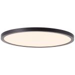 Brilliant Tuco Lampa sufitowa Plastikowy Czarny Valkoinen 19W 2700lm - 827 Bardzo Ciepła Biel | 294mm - 3-Stopniowy Ściemnianie