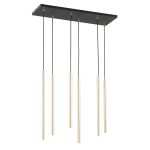 Emibig Lampa Wisząca Selter Stal Czarny | Nadaje Się Do 6x G9 - Max 8W