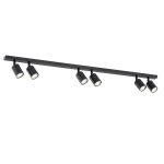 Emibig Lampa sufitowa Flash Stal Czarny | Nadaje Się Do 6x GU10 - Max 8W