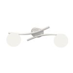 Emibig Lampa sufitowa Opus Stal Valkoinen | Nadaje Się Do 2x E14 - Max 10W