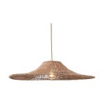 Good&Mojo Lampa Wisząca Cancun Rattan Natural L | Nadaje Się Do 1x E27 