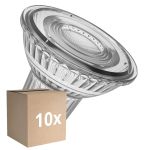 Opakowanie 10x Ledvance LED Spot GU10 PAR16 6.1W 575lm 36D - 940 Zimna Biel | Najlepsze Renderowanie Kolorów - Ściemnianie - Zamienne 80W