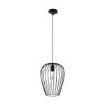 Eglo Lampa Wisząca Newtown Stal Czarny | IP20 - Nadaje Się Do 1x E27 