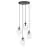Emibig Lampa Wisząca Astral Stal Czarny | Nadaje Się Do 4x E14 - Max 10W