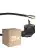 Opakowanie 25x Noxion Power Kabel zasilający Czarny - Schuko Europlug + Końcówki otwarte - 2m - 3 pole 0,75mm2