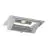 LED Downlight Wallwasher Wally Maxi Szary 46W 6400lm 70x75D - 840 Zimna Biel - 238x145mm