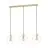 Eglo Lampa Wisząca Manizales Stal Złoty | IP20 - Nadaje Się Do 3x E27 