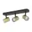 Eglo Lampa sufitowa Consuma 1 Stal Czarny | IP44 - Nadaje Się Do 3x GU10 