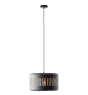 Brilliant Tyas Lampa Wisząca Metal Czarny Złoty | 380mm - Nadaje Się Do 1x E27