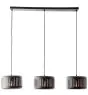 Brilliant Tyas Lampa Wisząca Metal Czarny Złoty | Nadaje Się Do 3x E27