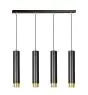 Emibig Lampa Wisząca Kibo Stal Czarny | Nadaje Się Do 4x GU10 - Max 10W