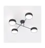 Emibig Lampa sufitowa Maga Stal Czarny | Nadaje Się Do 4x E14 - Max 10W