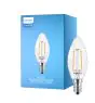 Philips Corepro LED Świeca E14 skręcona świeca Włókno Przezroczysty 2W 250lm - 827 Bardzo Ciepła Biel | Zamienne 25W