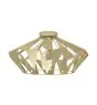 Eglo Lampa sufitowa Carlton Stal Złoty | IP20 - Nadaje Się Do 1x E27 