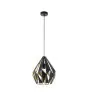 Eglo Lampa Wisząca Carlton 1 Stal Czarny Złoty | IP20 - Nadaje Się Do 1x E27 