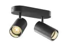 SLV Asto Aluminium Spot Czarny | Nadaje Się Do 2x GU10