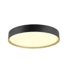 SLV Decona 42 Lampa sufitowa Aluminium Czarny Złoty Okrągła 23W 2680lm - 930-940 CCT | IP44 - Najlepsze Renderowanie Kolorów - Ściemnianie 
