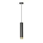 Emibig Lampa Wisząca Kibo Stal Czarny | Nadaje Się Do 1x GU10 - Max 10W