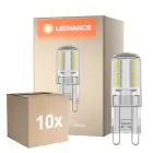 Opakowanie 10x Ledvance Performance LED Capsule Przezroczysty G9 2.6W 320lm - 840 Zimna Biel | Zamienne 30W