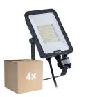 Opakowanie 4x Philips LED Iluminacja Ledinaire BVP167 50W 6000lm 110D - 830-840-865 CCT | IP65 - Czujnik ruchu i Światła - Symetryczny