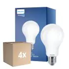 Opakowanie 4x Philips Classic LED Żarówka E27 Gruszka Matowy 13W 2000lm - 840 Zimna Biel | Zamienne 120W