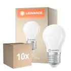 Opakowanie 10x Ledvance Classic LED E27 Gruszka Matowy 3.4W 470lm - 827 Bardzo Ciepła Biel | Ściemnianie - Zamienne 40W