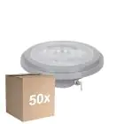 Opakowanie 50x Noxion LED Spot G53 AR111 7.4W 450lm 24D - 930 Ciepła Biel | Najlepsze Renderowanie Kolorów - Ściemnianie - Zamienne 50W