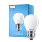 Philips Corepro LED Lustre E27 Piłka Matowy 2.2W 250lm - 827 Bardzo Ciepła Biel | Zamienne 25W