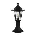 Eglo Lampa na postumencie Duanera Czarny | IP44 - Nadaje Się Do 1x E27